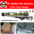 double screw Air bubble film making machine twin screw ztech design